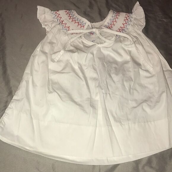 Castles and Crowns White w Red & Blue Dress - 3T - Picture 4 of 7